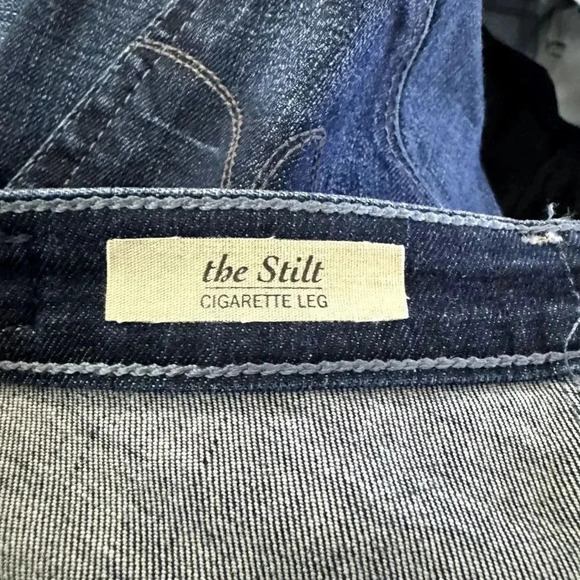 AG Adriano Goldschmied The Stilt Cigarette Leg Jeans Womens size 28 Rev1110 Blue - Picture 6 of 12